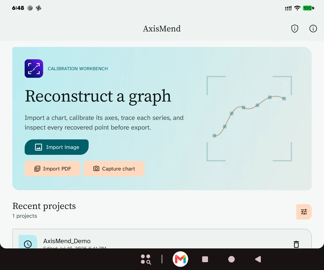 AxisMend library with Import image, Import PDF and Capture chart controls